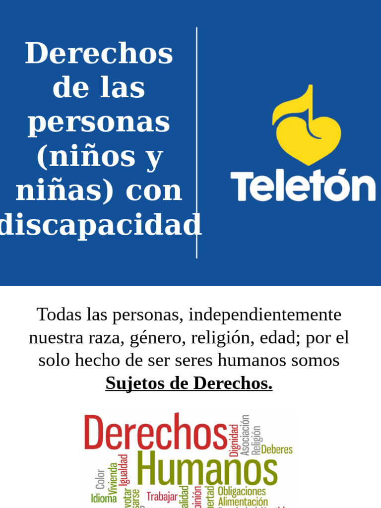 Tema 4 Derechos de Las Personas Con Discapacidad Ok | PDF | Invalidez ...