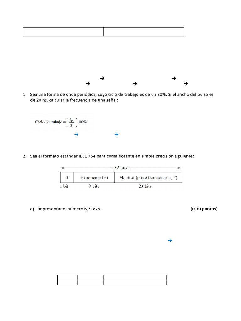 Examen Problemas Parcial FFCC-GFIE 2023 | PDF | Aritmética ...