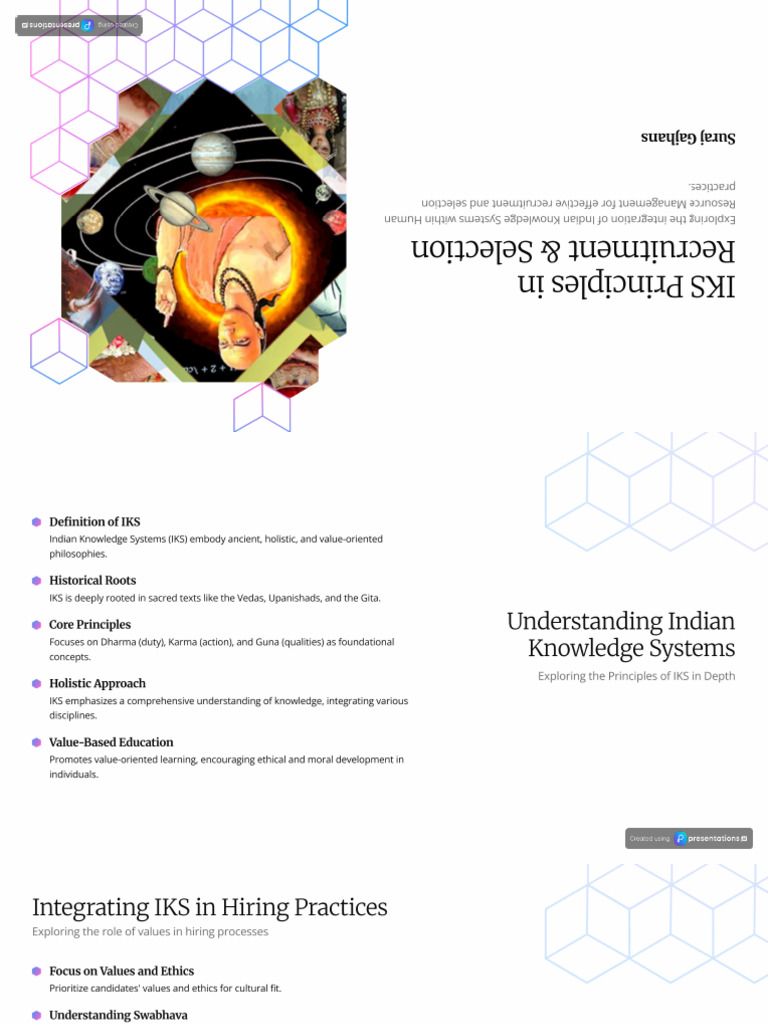 IKS Principles in Recruitment & Selection | PDF