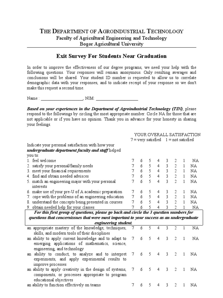 Tracer study questionnaire pdf image