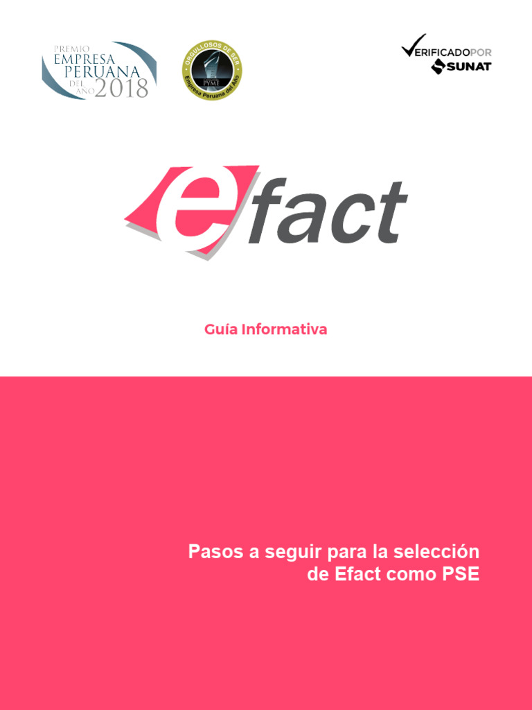 Cómo seleccionar Efact como PSE | PDF