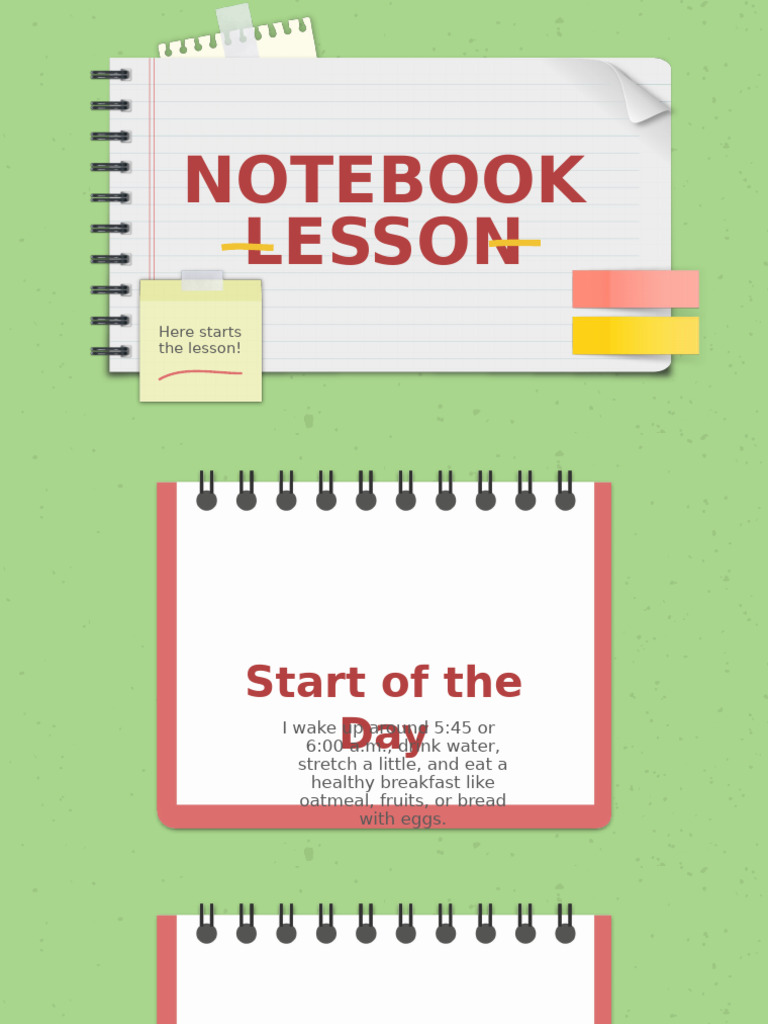 Daily Routine for Healthy Living | PDF