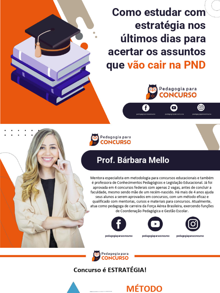 Estratégias para a Reta Final PND | PDF | Pedagogia | Aprendizado