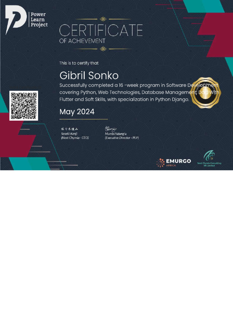 PLP Cert | PDF