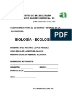 Cuestionario Biología-Ecología BTA 85