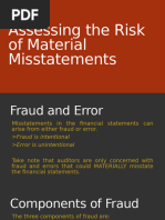 RMM Audit Procedures and Responses | PDF | Audit | Risk