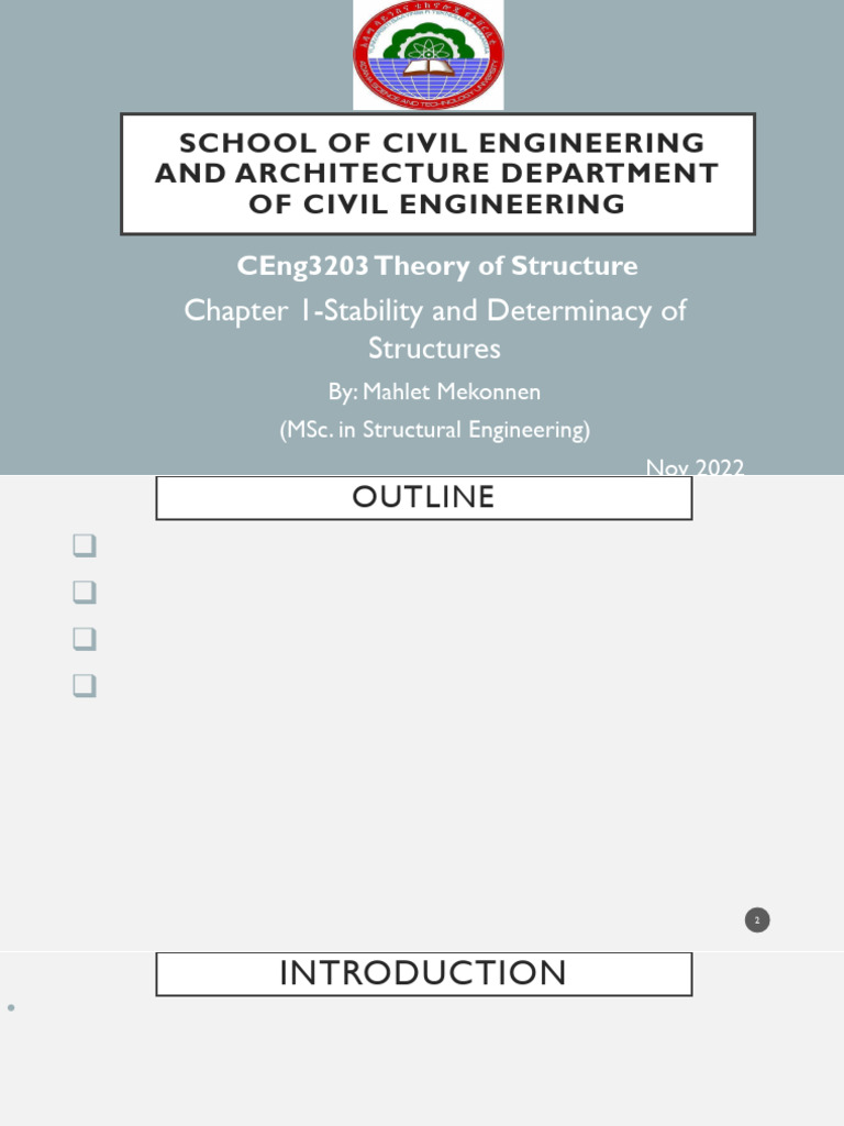 Stability and Determinacy in Structures | PDF | Beam (Structure) | Bending