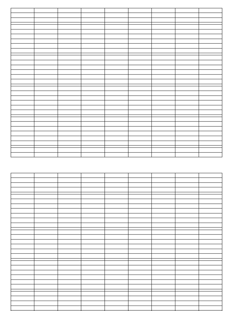 Tabla de Bits | PDF
