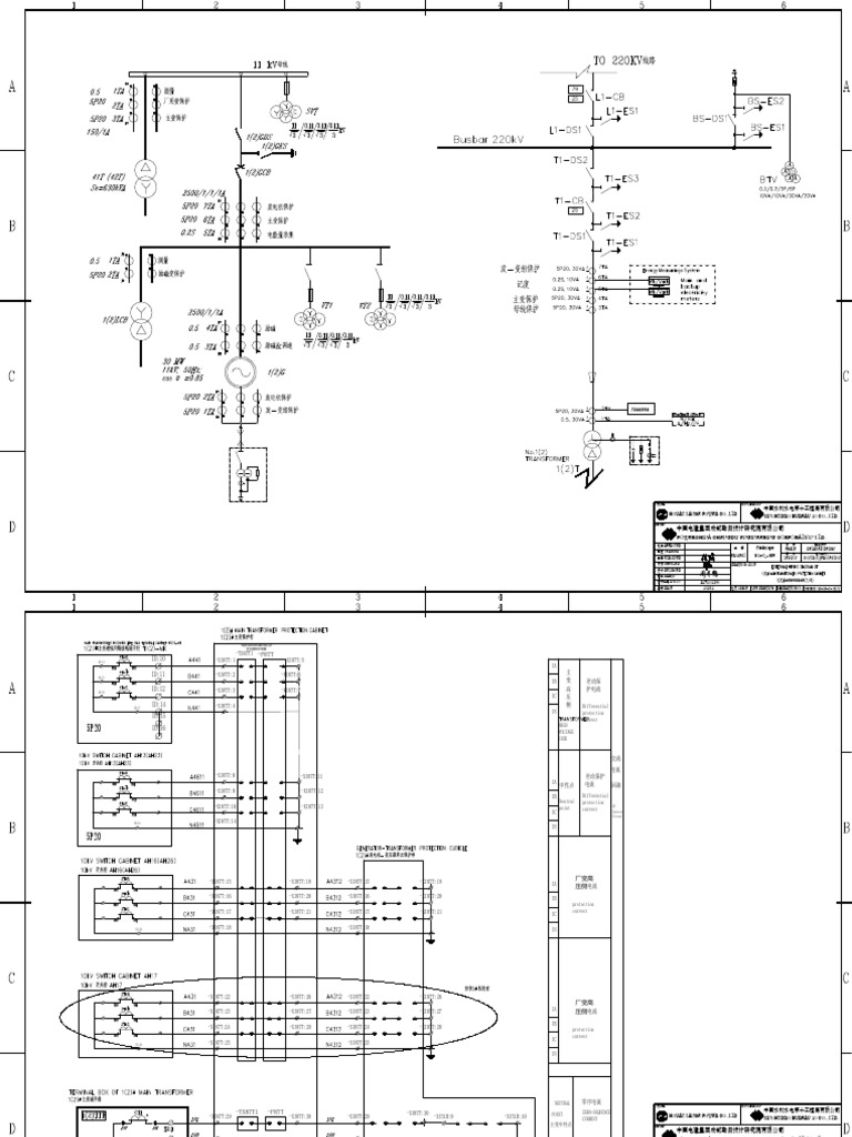 SG-54!4!12 Main Transformer Protection Panel | PDF
