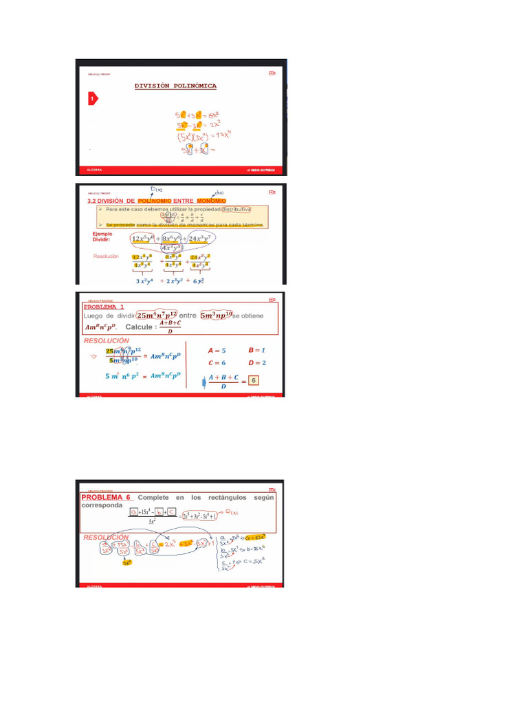 Cap 1division Algebraica 1 - 16 | PDF