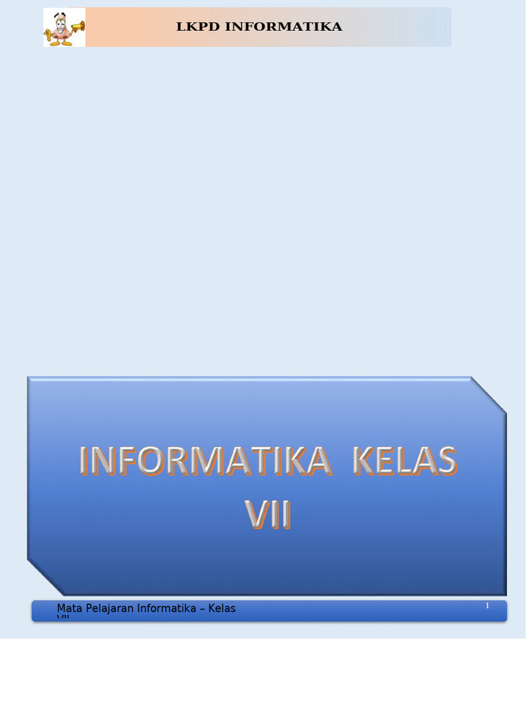 Perangkat Informatika Kelas VII | PDF