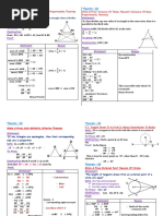 Class 10 Maths Formula Sheet | PDF | Factorization | Quadratic Equation