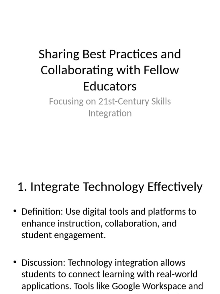 21st-Century Teaching Strategies Guide | PDF | Teachers | Learning