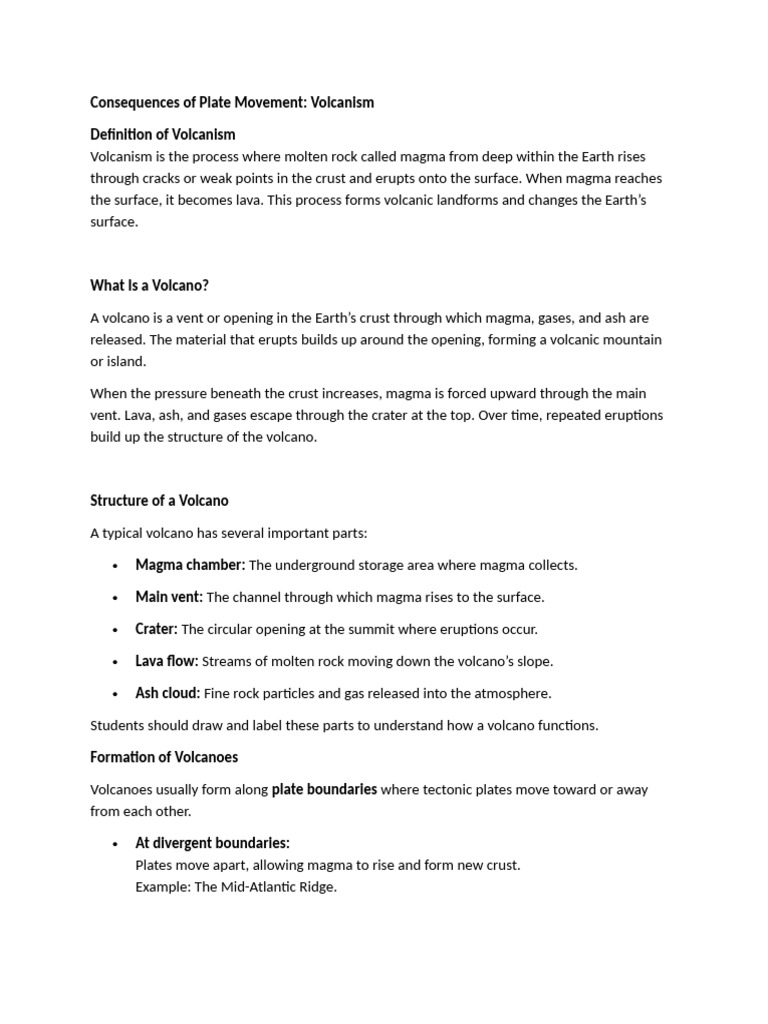 Understanding Volcanism and Volcano Types | PDF | Volcano | Lava