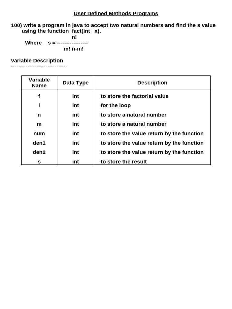 Java Programs for Common Algorithms | PDF | Integer (Computer Science ...
