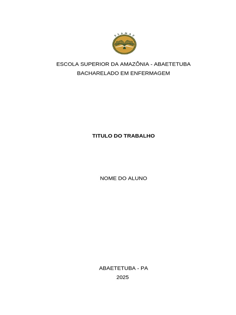 Modelo de Capa | PDF