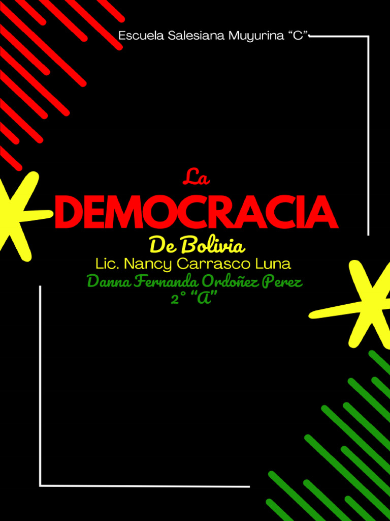 Tipos y retos de la democracia en Bolivia | PDF | Democracia ...
