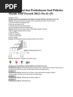 Download Prediksi Soal Dan Pembahasan Soal Psikotes Masuk SMP Favorit 2012 by Er Ae Lagh SN94263999 doc pdf