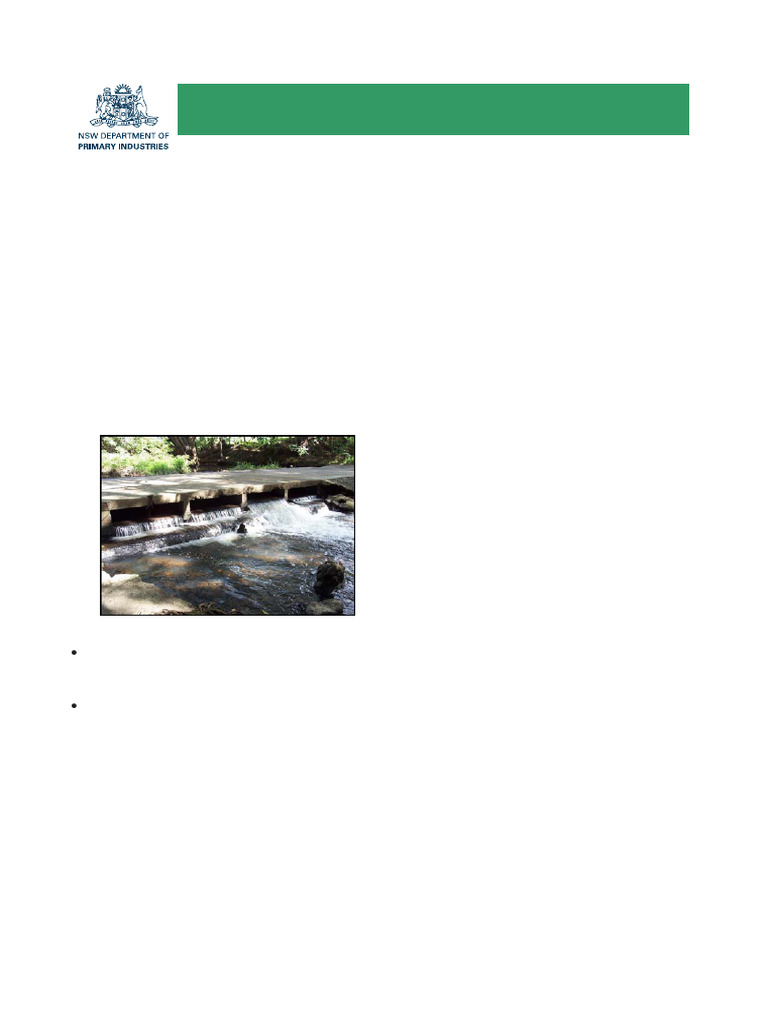 Fish Friendly Waterway Crossing Guidelines | PDF | Stream | Wetland