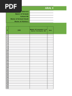 Individual Reading Profile Template | PDF