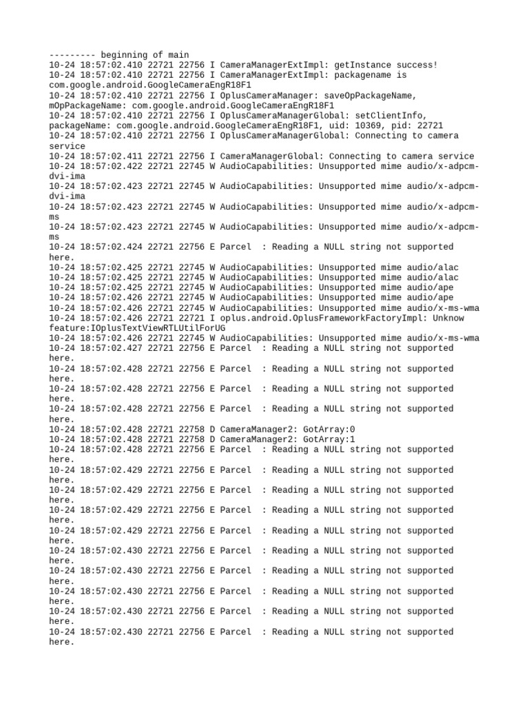 Log Cat 1761307022309 | PDF | Software Engineering | Computing