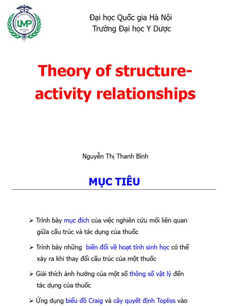 Structure-Activity Relationship Insights | PDF | Quantitative Structure ...