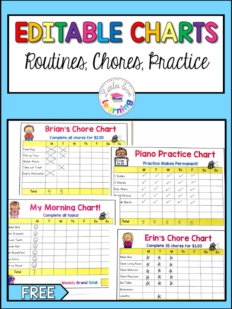 Routines, Chores, Practice | PDF | Computing