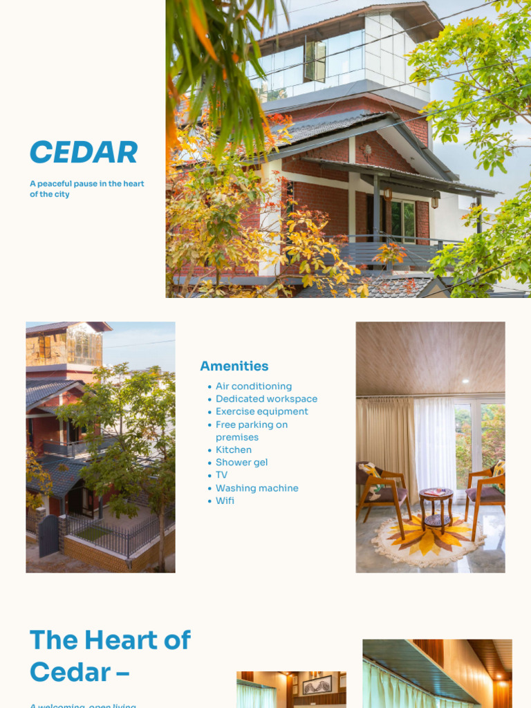Cedar Villa: Comfort & Amenities | PDF