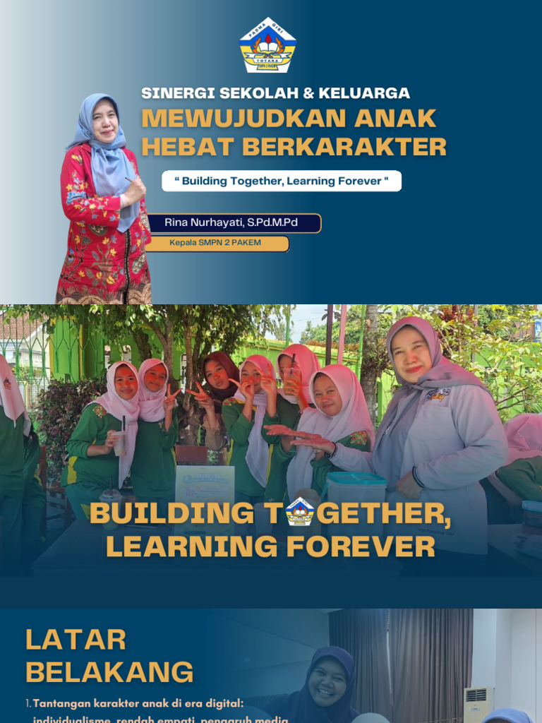 Sinergi Sekolah dan Keluarga untuk Anak Hebat | PDF