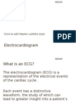 Electrocardiogram: Click To Edit Master Subtitle Style