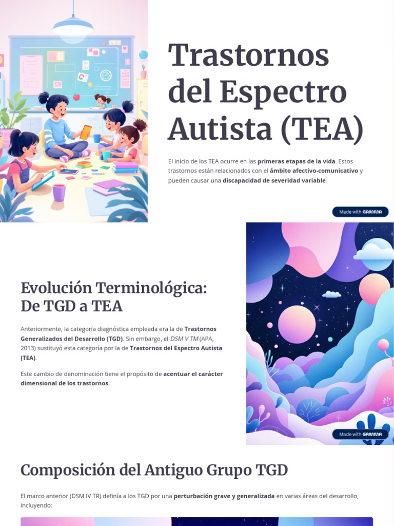 Trastornos del Espectro Autista: Guía Completa | PDF | Autismo ...
