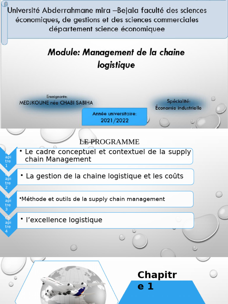 Optimisation de la Supply Chain Management | PDF | Logistique | Gestion ...