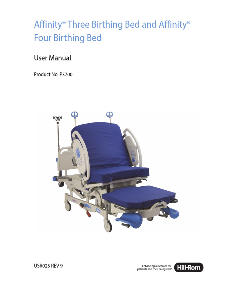 Affinity Birthing Bed User Manual | PDF | Childbirth | Cardiopulmonary ...