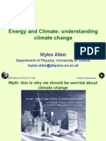 Energy and Climate: Understanding Climate Change: Myles Allen