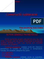 Constructii Subterane