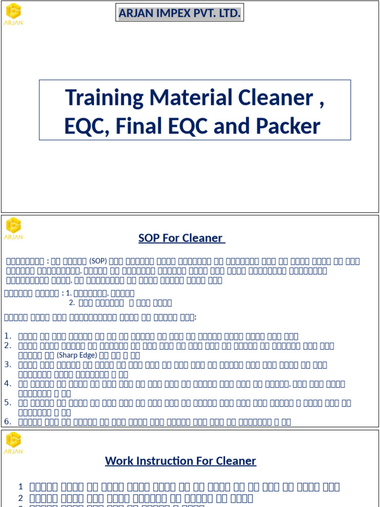 Training Material Updated | PDF