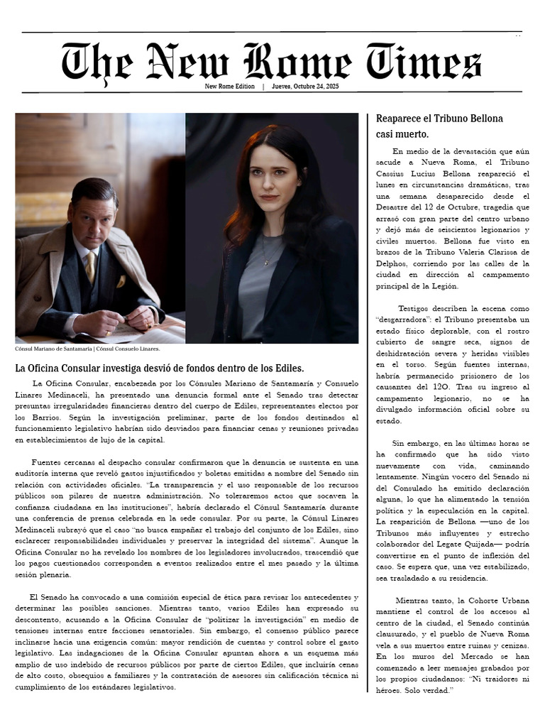 The New Rome Times T1 | PDF