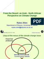 From The Desert: An Arab - North African Perspective On Climate Change