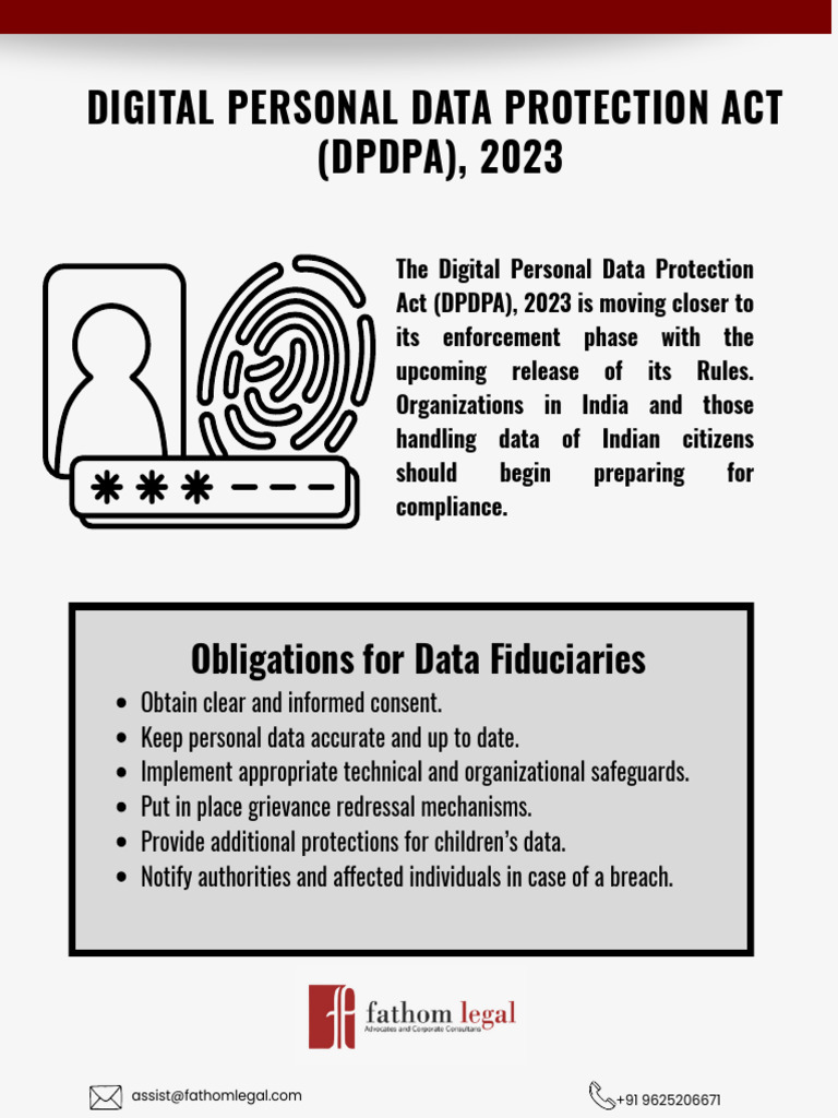 Digital Personal Data Protection Act (DPDPA), 2023 | PDF | Audit | Privacy