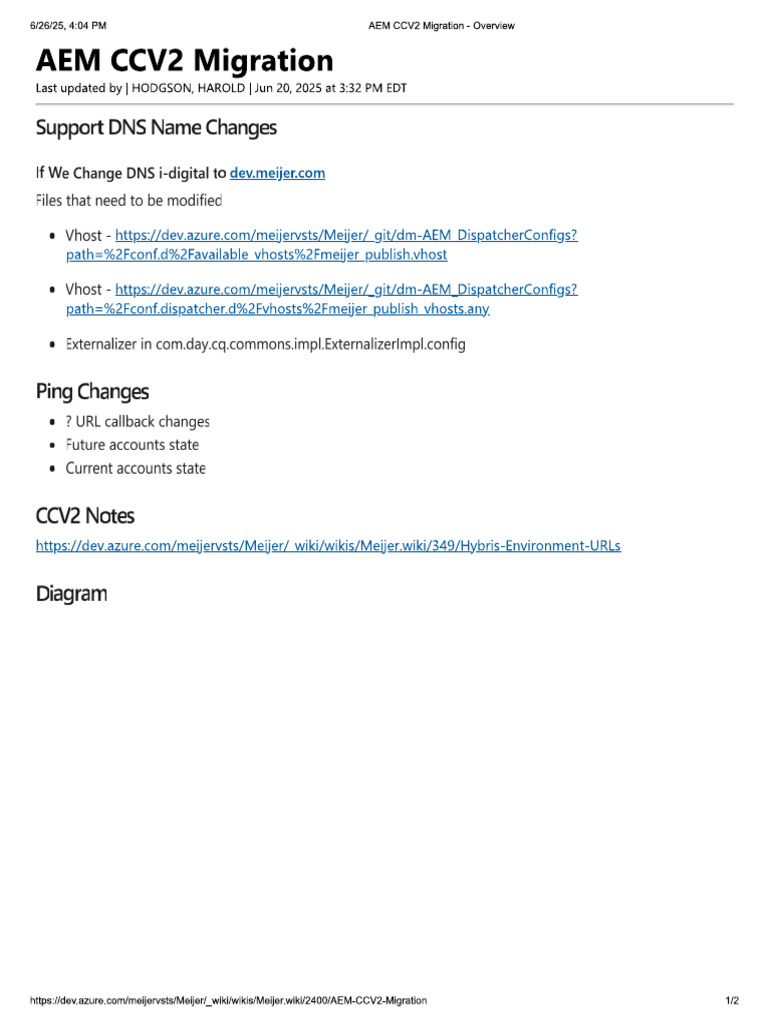 AEM CCV2 Migration | PDF