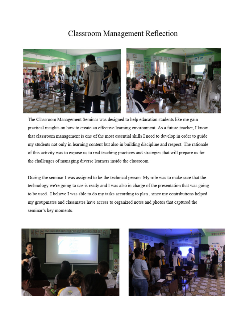 Classroom Management Insights for Teachers | PDF | Classroom Management ...