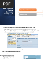 SAP GTS Master and Transaction Tables | PDF | Business | Computers