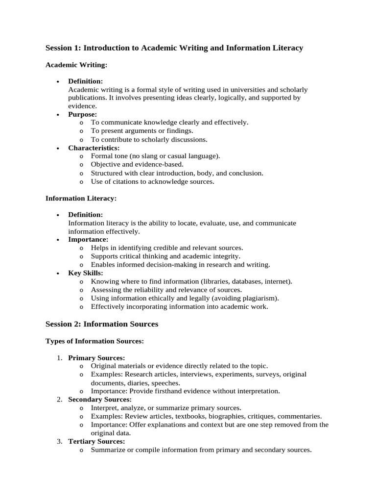Ucu104 Academic Writing and Information Literacy | PDF | Methodology ...