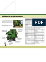 john deere - combine - serie c - sepcifications