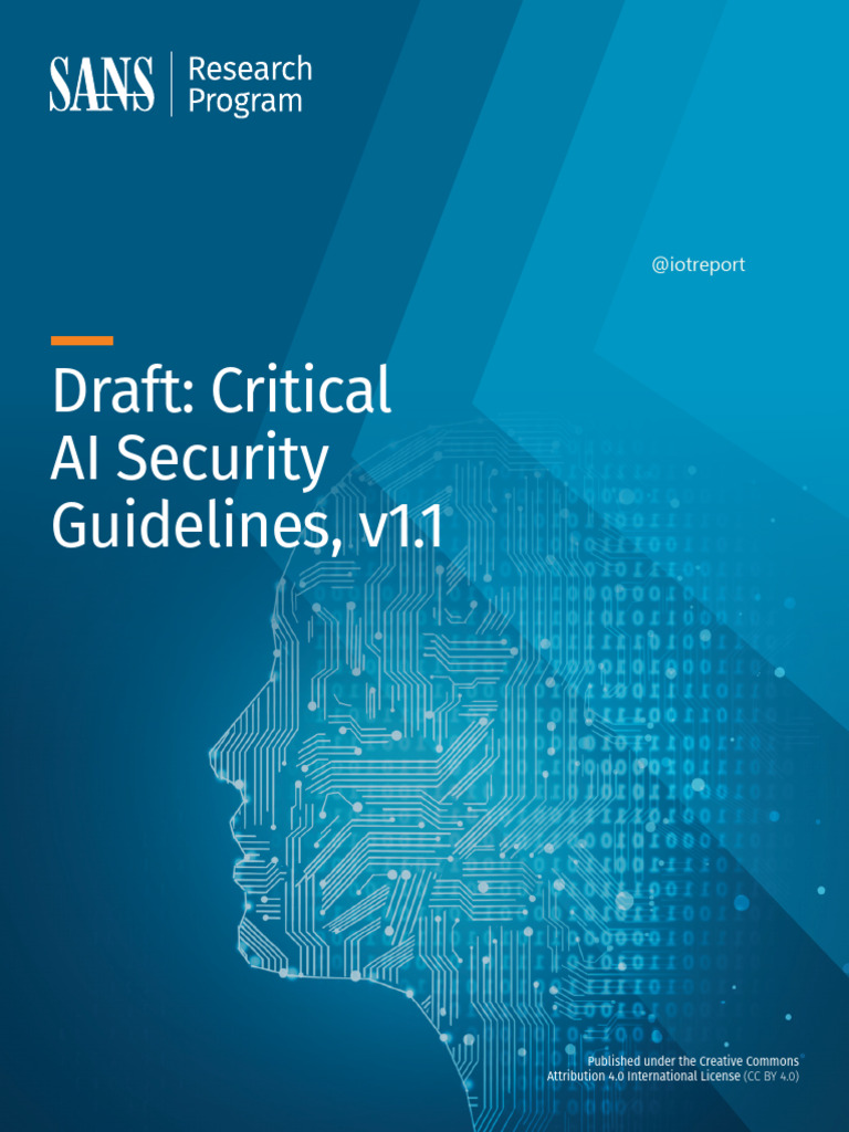 Critical AI Security Guidelines v1.1 | PDF | Artificial Intelligence ...