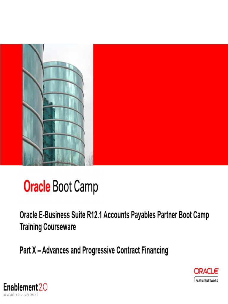 Advances in Oracle AP Training Course | PDF | Accounts Payable | Invoice