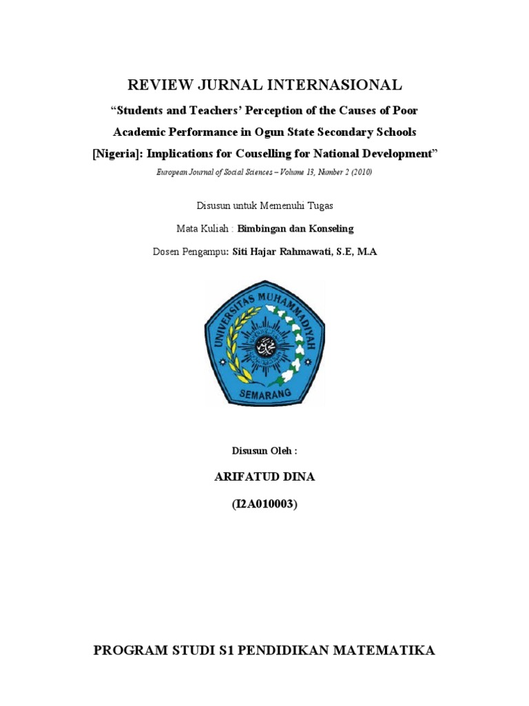 Review Jurnal Internasional