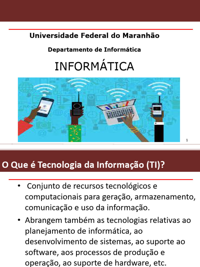 Introdução à Tecnologia da Informação | PDF | Rede de computadores ...