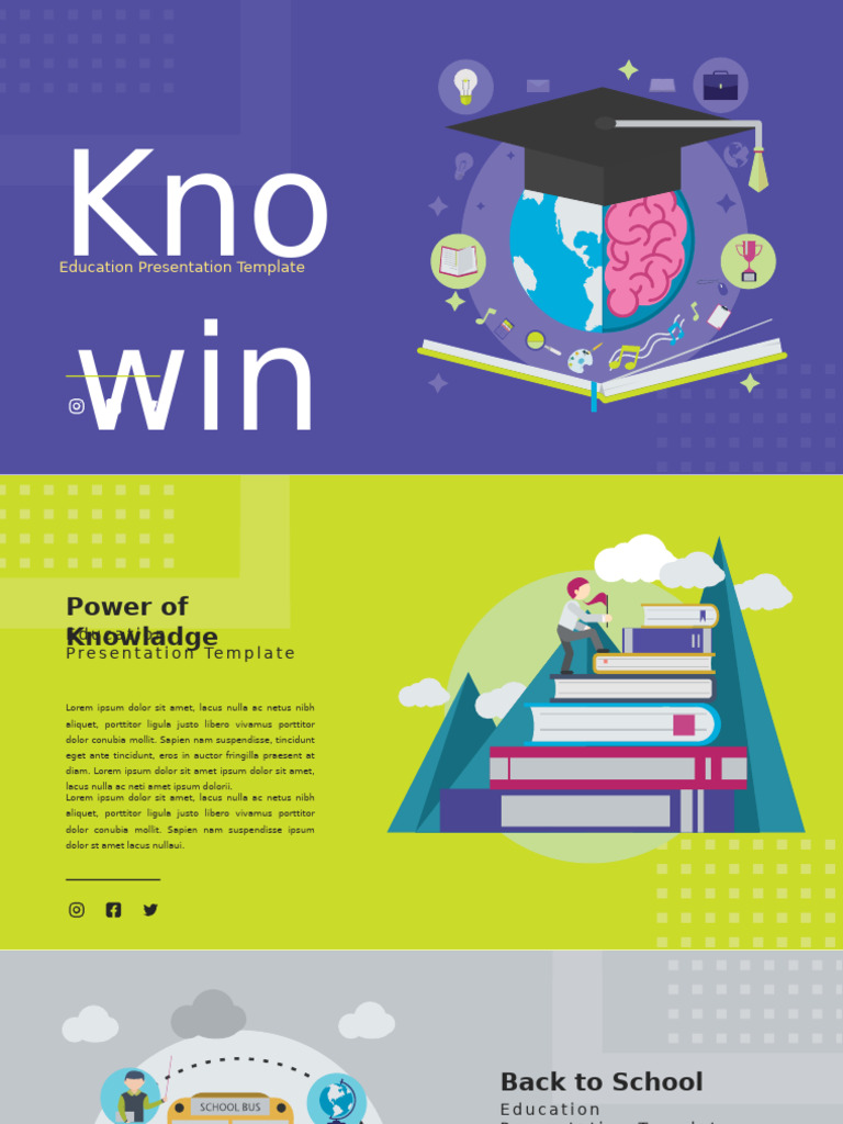 Education Presentation Template | PDF | Tullii