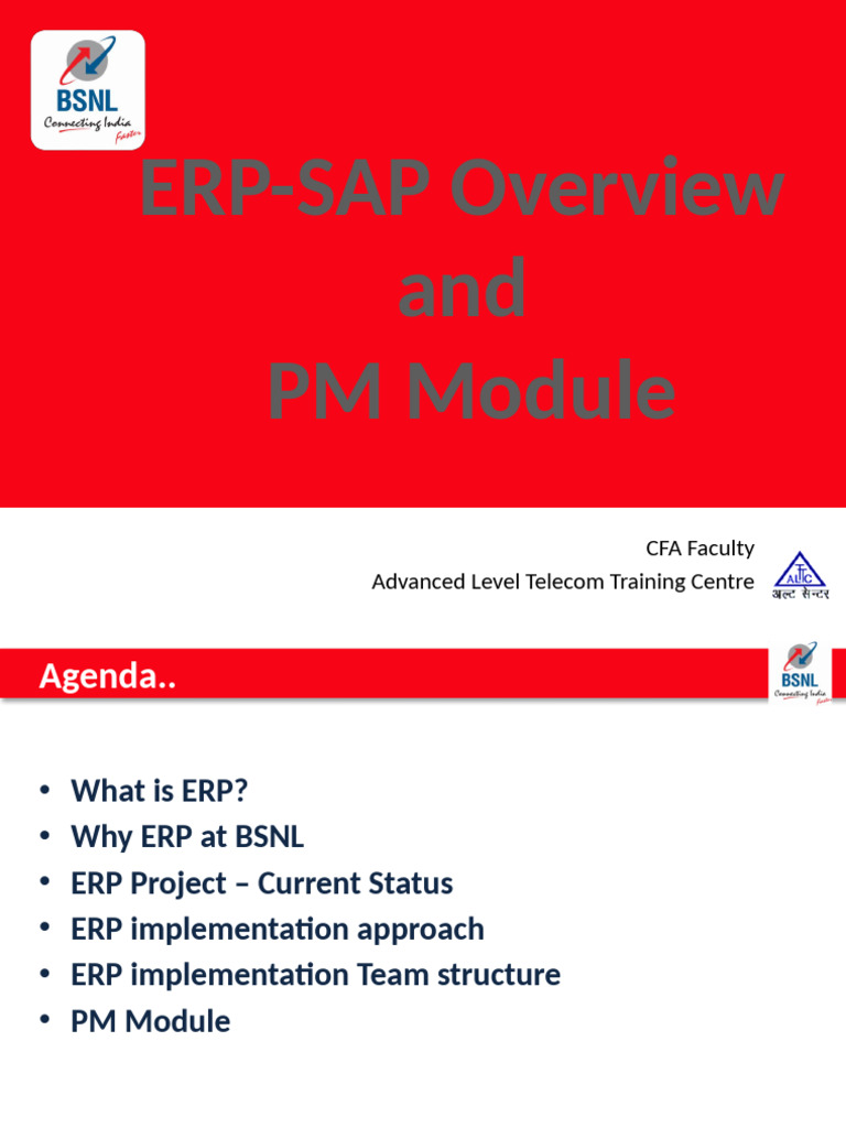 ERP-SAP Overview of PM Module - 16!03!2015 | PDF | Enterprise Resource ...